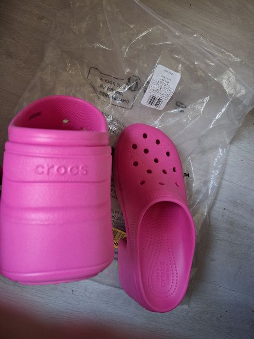 Saboti crocs siren clog,roz