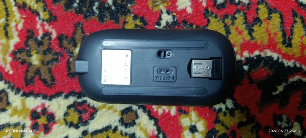 Беспроводная мышка Dual Mode Bluetooth + USB