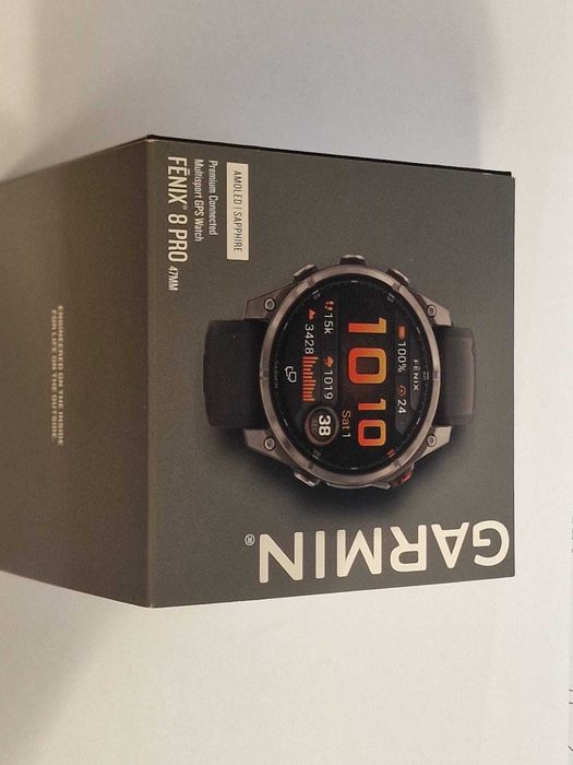 Smartwatch Garmin fenix 8 Pro, Amoled, LTE, 47mm,  Graphite/Black NOU