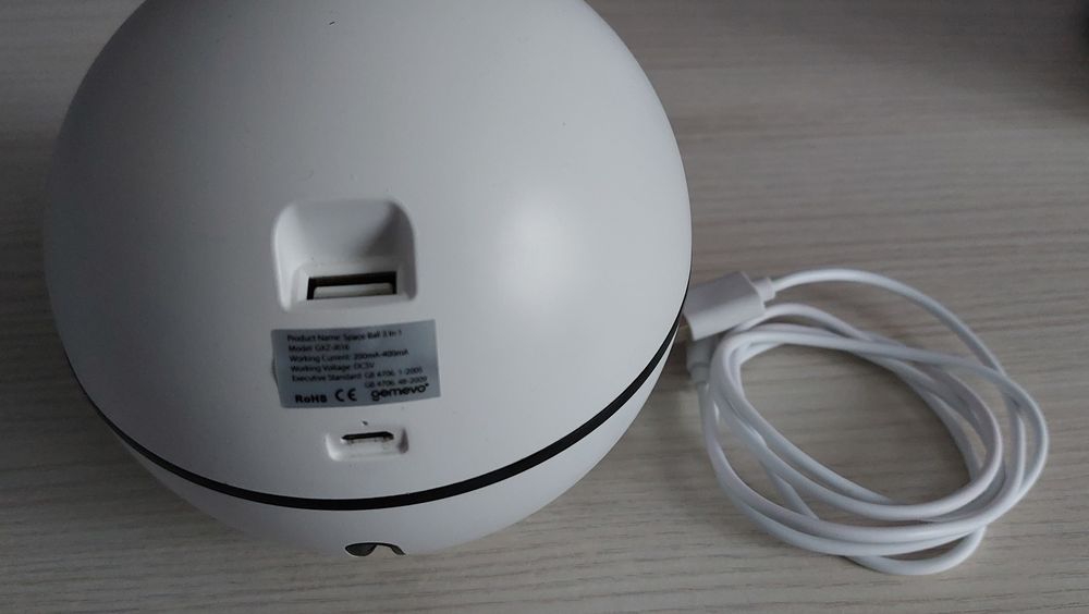 Umidificator de aer Ultrasonic 3 In 1 Gemevo, dotat cu Mini-Ventilator