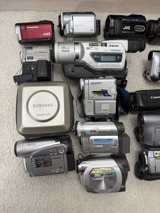 Lot camere video sony, panasonic, jvc, samsung