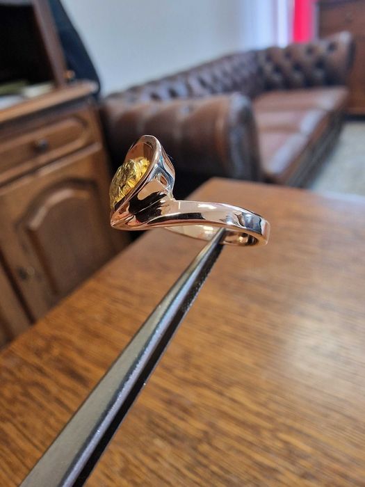 ‼️РУСКО ЗЛАТО ‼️ Златен Пръстен с Късче Самародно Злато