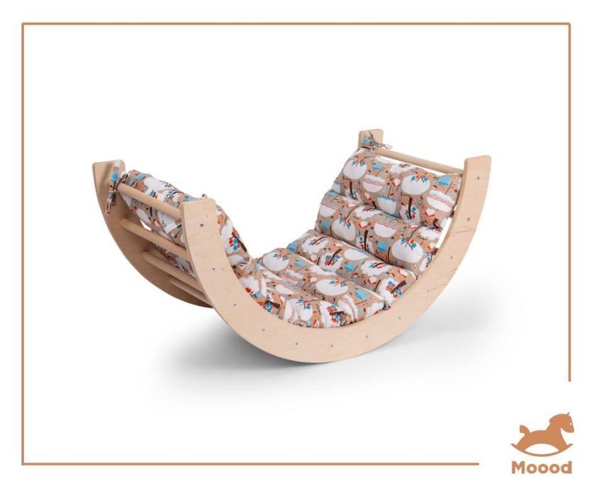 Детски дървени катерушки на Пиклер триъгълни, арки и пързалки