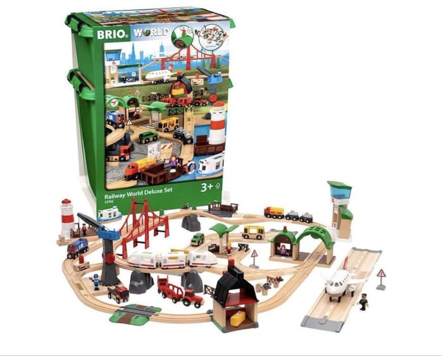 Дървен комплект Brio Railway World  Deluxe Set
