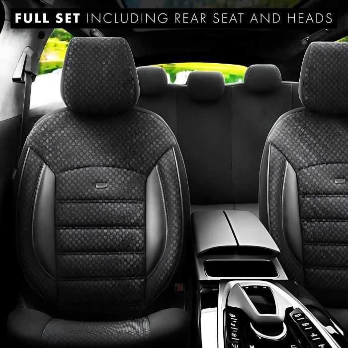 Тапицерия за седалки Otom Sport Plus, PLS101, Черно/сиво