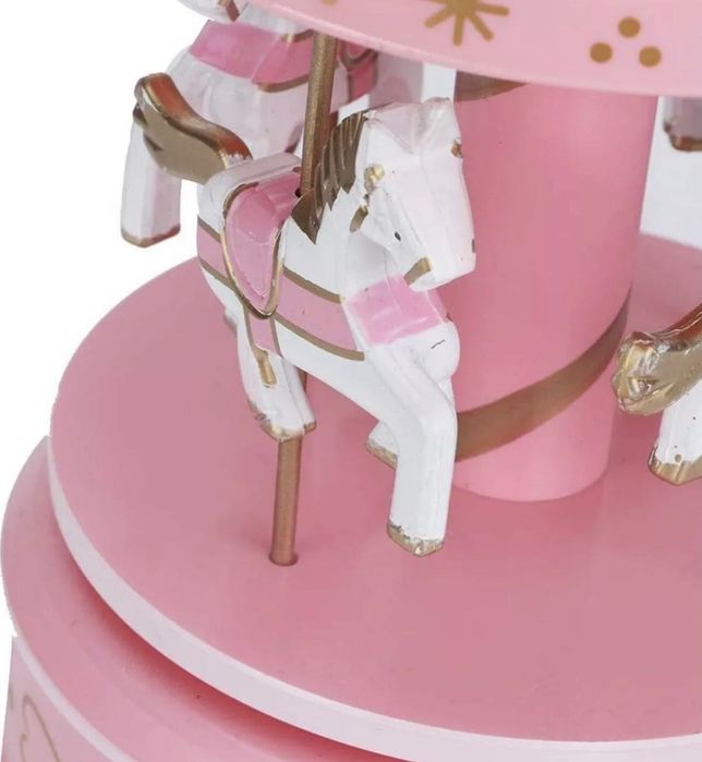 Музикална Автентична Кутия Carousel с Въртележка за Бебета