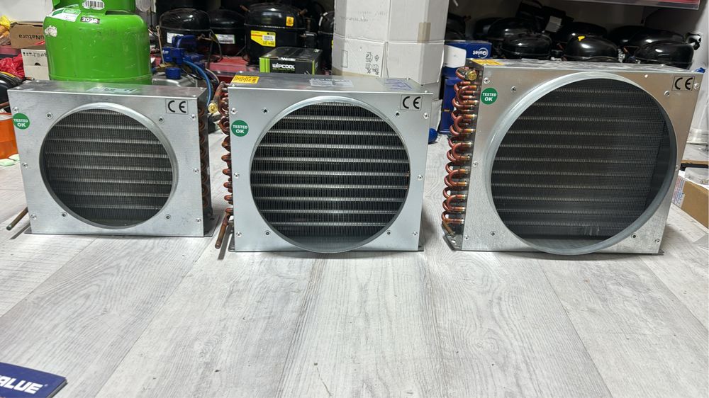 Condensator radiator vitrina masa frigorifica camera depozit frig