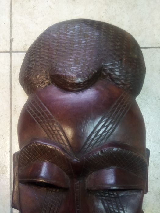 Африканскя дървета дърворезба маска- нощна лампаа