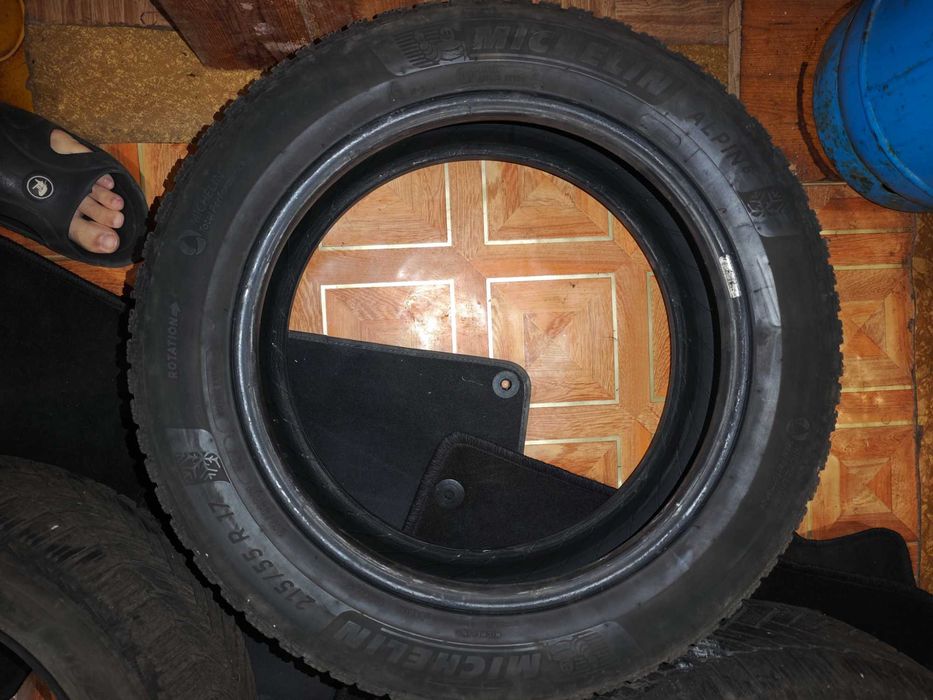 Michelin Alpin 6 215 55 17 dot 3518 зимни гуми