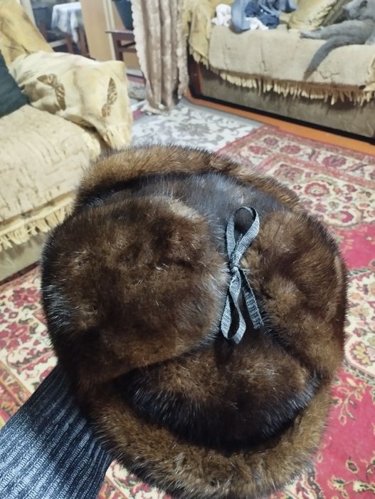 Шапка ушанка норка