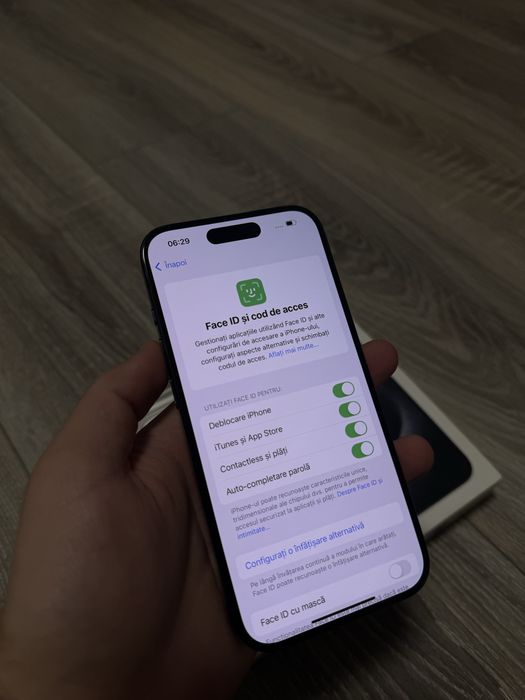 Vand iPhone 15 Pro - 128 GB - Excelent - Blue