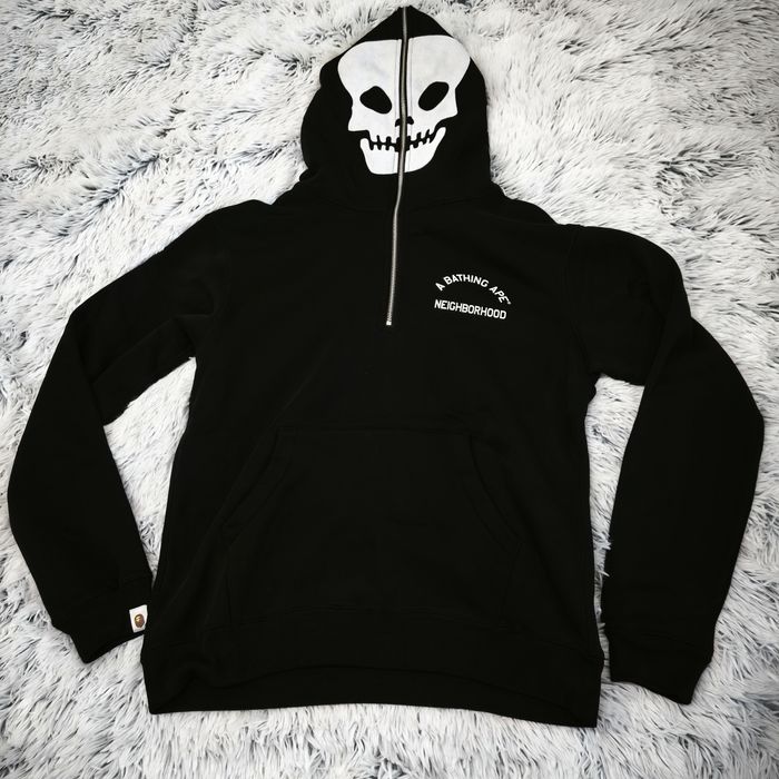 BAPE x NEIGHBORHOOD мъжки суичър/худи размер М НОВ