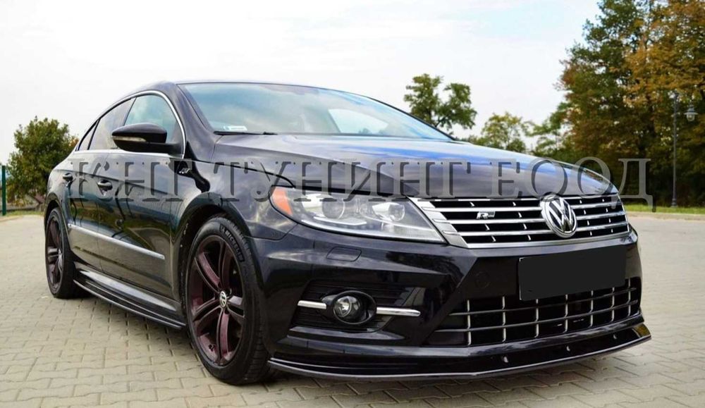 преден лип спойлер за пасат цц / vw passat cc lip spoiler