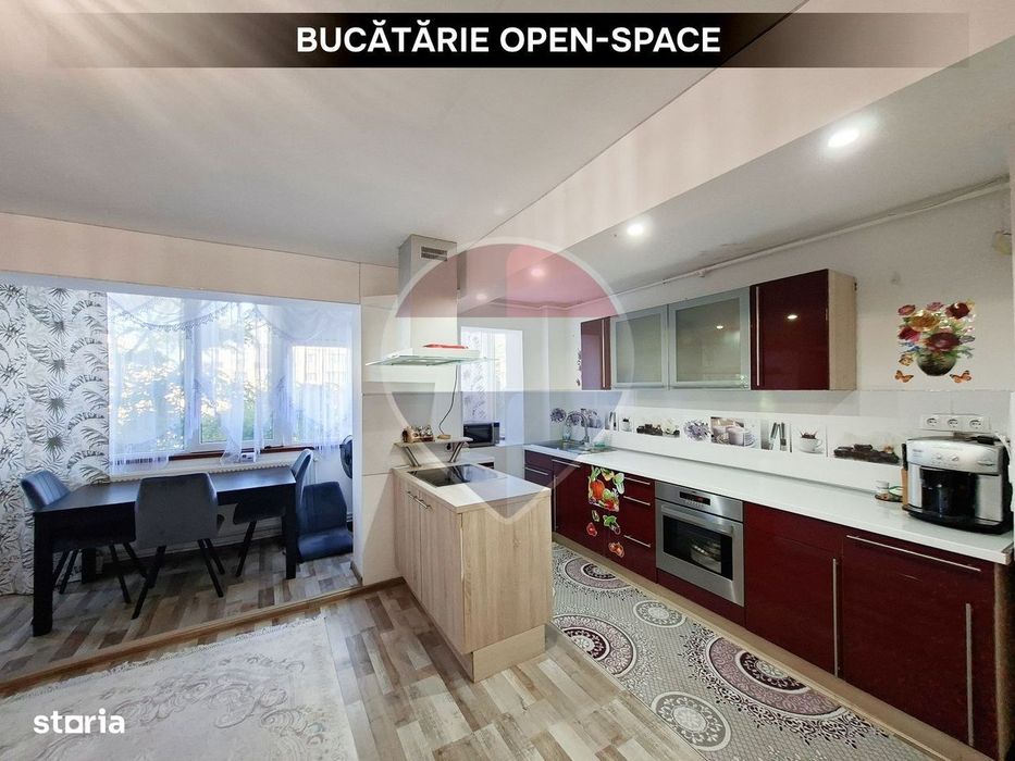 APARTAMENT - 3 camere, central, etaj 2 - DE VANZARE