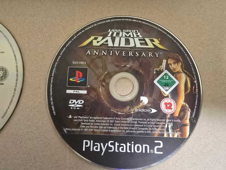 Playstation 2 игри GTA San Andreas и Tomb Raider Anniversary