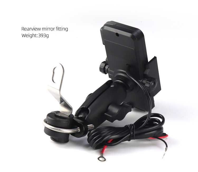 Suport telefon moto.atv,auto cu incarcare wireless