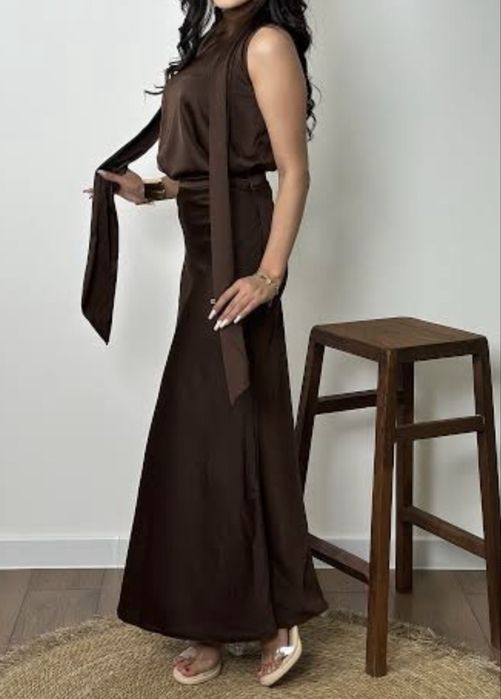 Продам платье двойка атлас