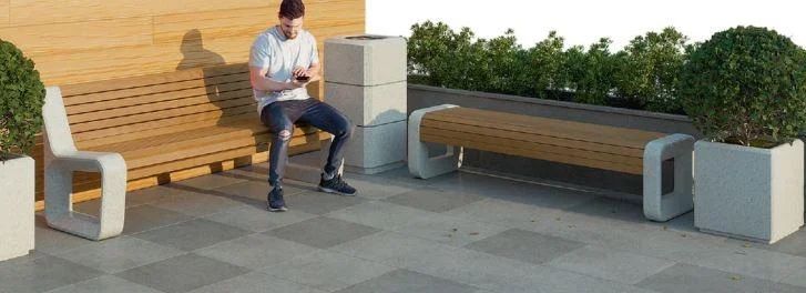 Скамейки вазоны урны мрамор