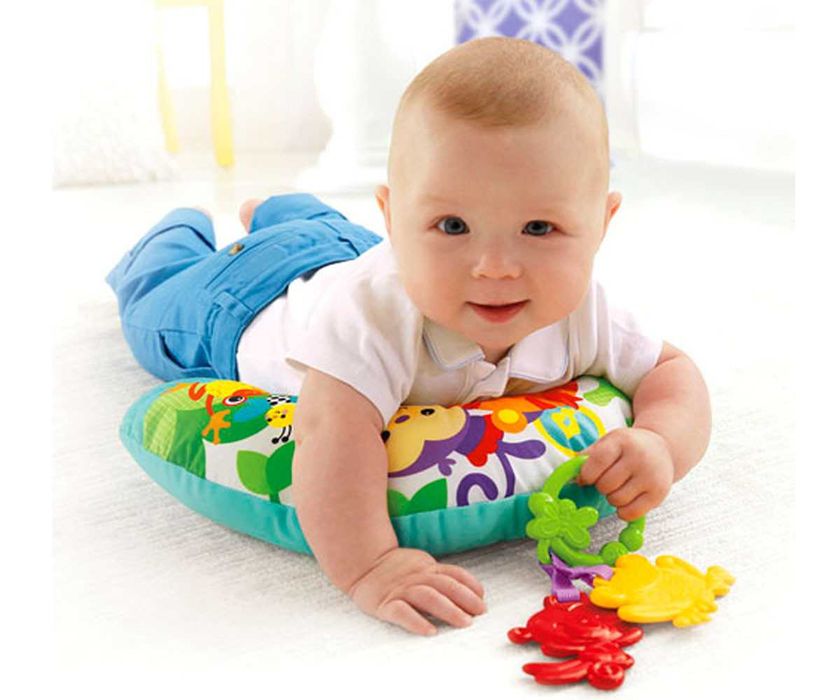Възглавничка за игри по корем на бебе Fisher price