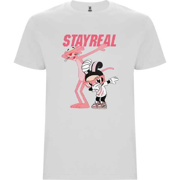 Нова детска тениска с Пинко Розовата Пантера в черен или бял цвят