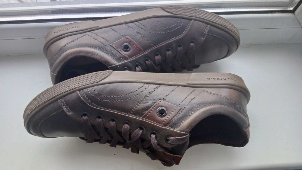 Кроссовки кожа маде Бразилия