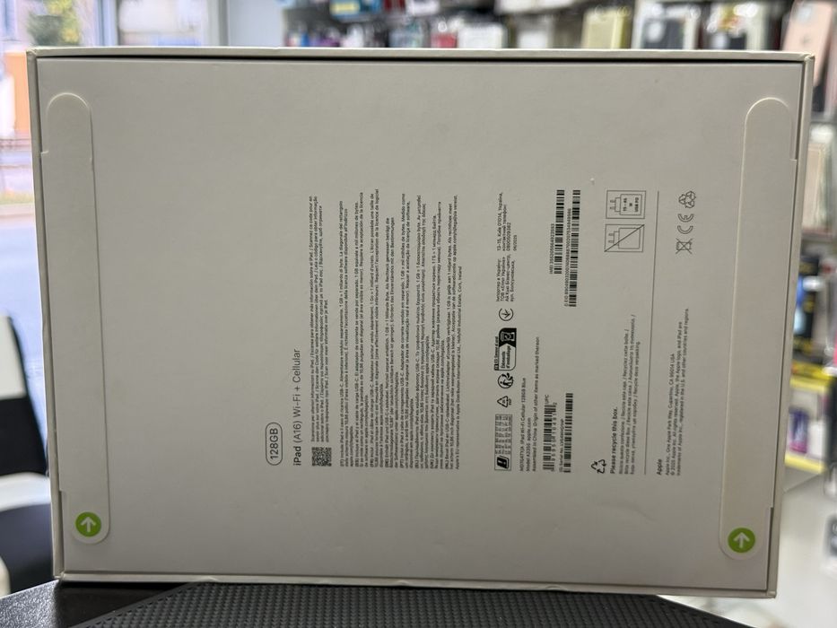 Apple iPad A16 (2025),Blue,Wifi+Celluar,128GB *ЧистоНов**2г Гаранция*