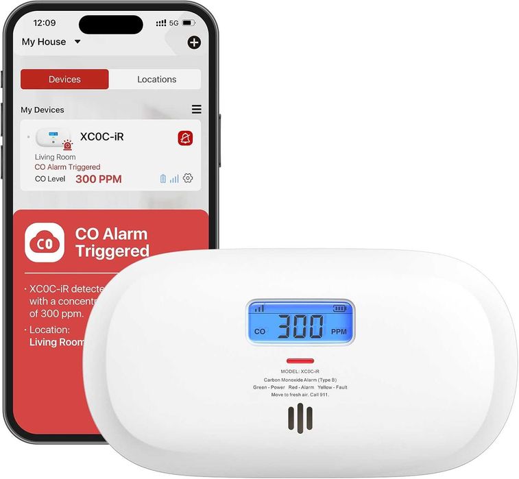 X-Sense Smart Carbon Monoxide Detector – детектор за въглероден оксид