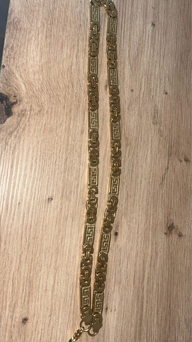 Lant tip Versace inox placat cu aur Negresti-Oas • OLX.ro