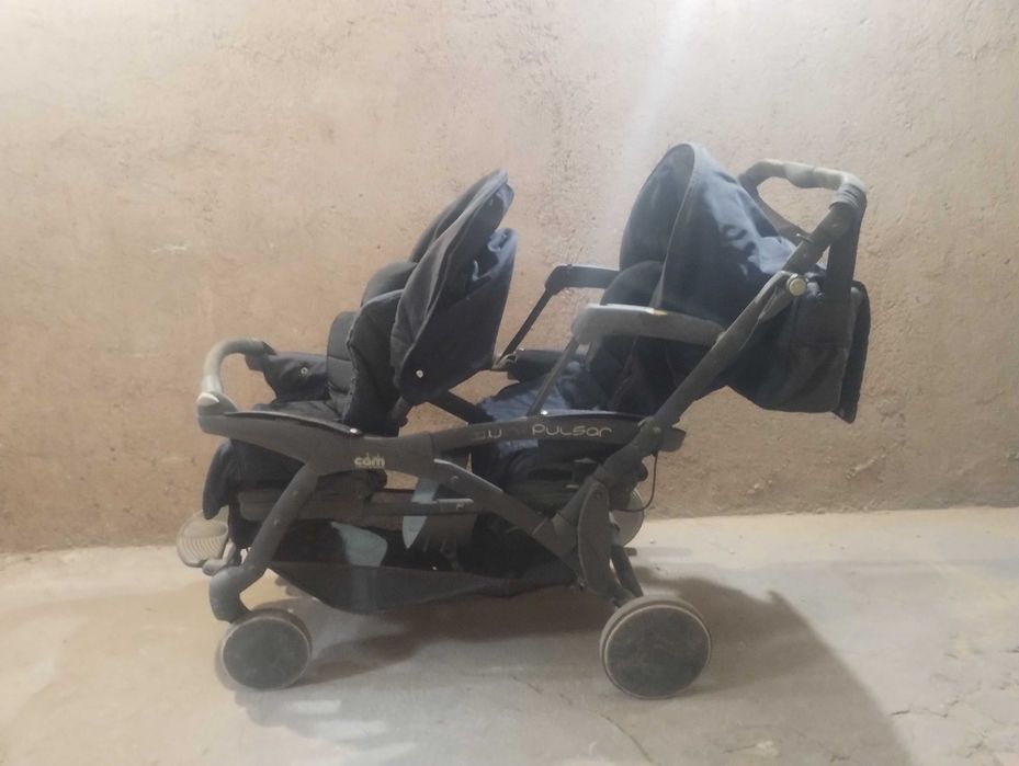 Детска количка за близнаци Cam Pulsar