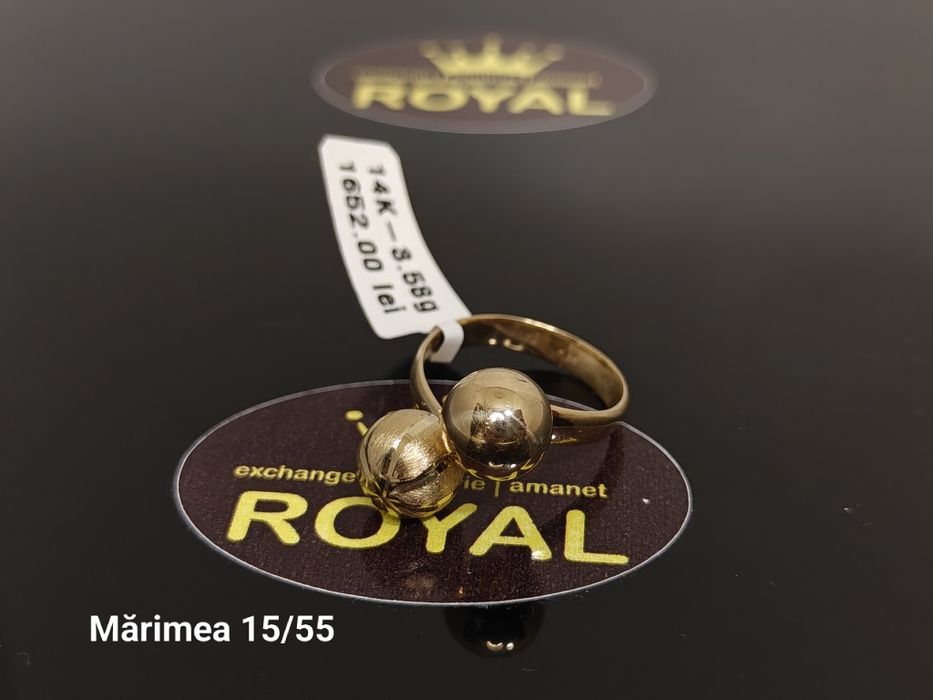Bijuteria Royal: Inel aur 14k/3.58 gr