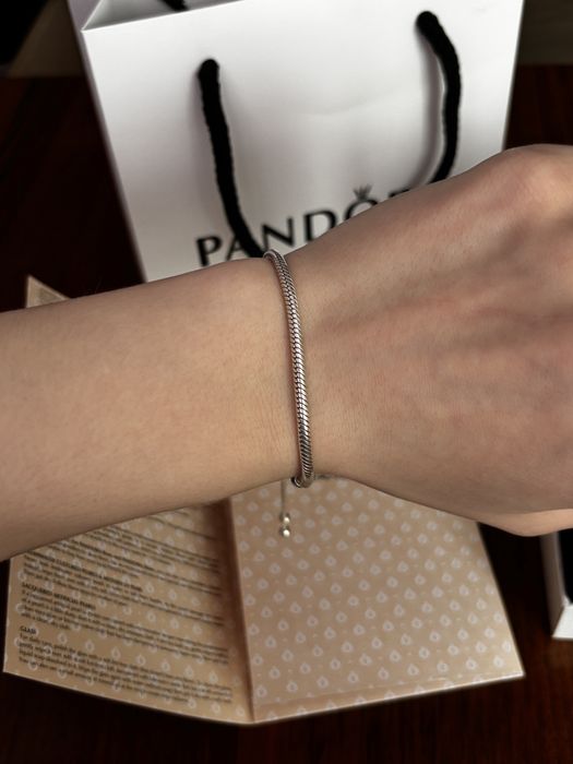 Браслет Pandora, серебро 925 пробы