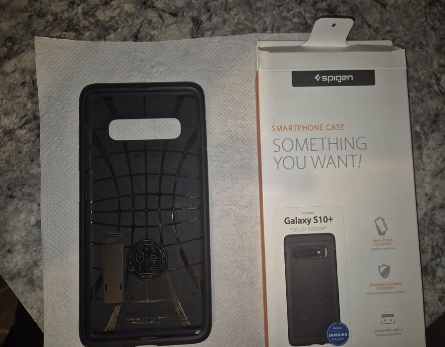 Husa originala  Samsung S10 plus Spigen Armour  noua in cutie