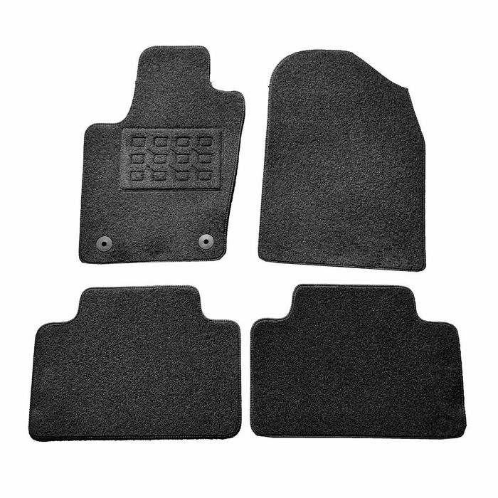 Covorase mocheta Jeep Grand Cherokee (MY) 2017-> prezent, Negre, set de 4 bucati