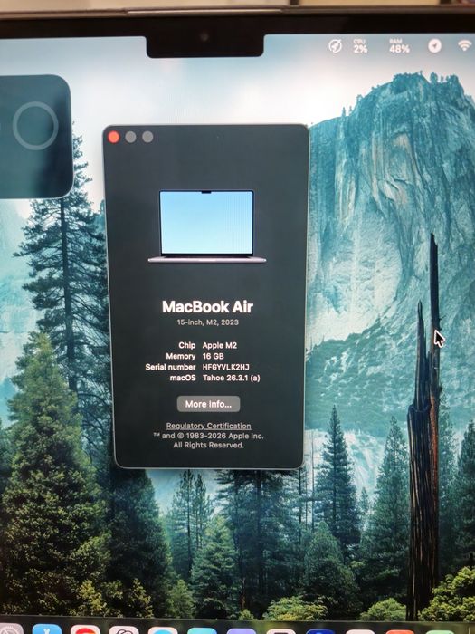 MacBook Air 15 inch M2 16/1Tb