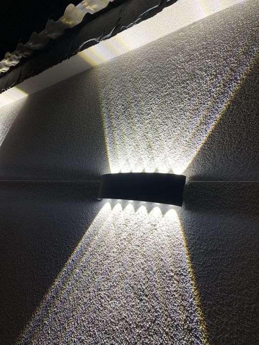 LED фасадна стенна алуминиева лампа