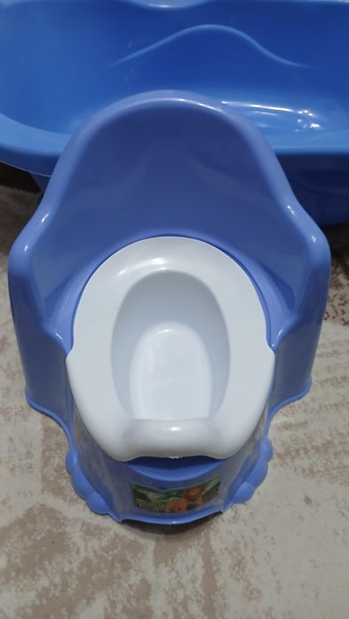 Новые детские ванночка+ горшок+ круг