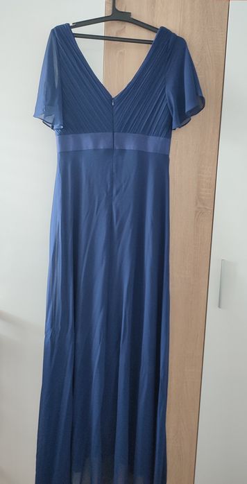 Официална рокля в тъмно синьо , размер XXL