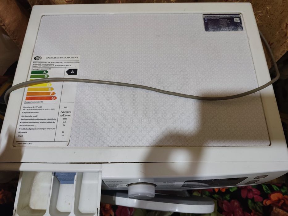 Стиральная машина Samsung 6kg, Eco bable в отличном состоянии 
Стираль