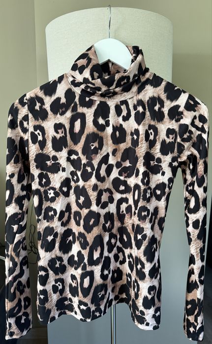 Поло с леопардов принт V’ZAR’O