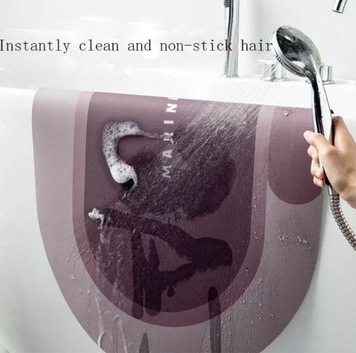 Силно абсорбиращ килим за баня ,против хлъзгане ,син,сив ,зелен