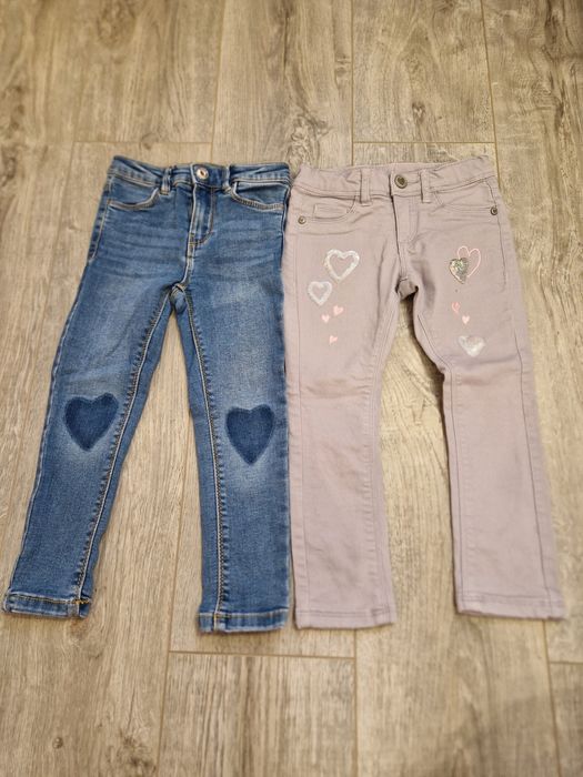 Lot 2 blugi (1 captusit) fetita marimea 104, noi, SMYK si DOPODOPO