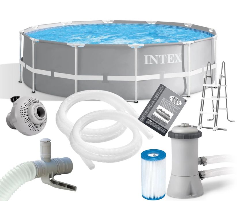 Basseyn karkasniy Intex 366x99sm filtr va narvoni bilan