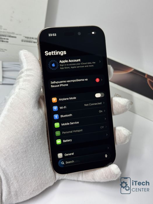 iPhone 16 Pro, 256GB, Desert Titanium, 89% батерия, КАТО НОВ, 1г. ГАРАНЦИЯ!