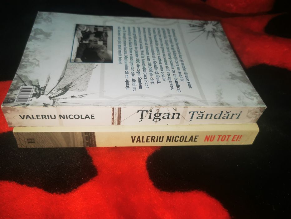 set carti Nu tot ei + Tiga-n Țăndări, Valeriu Nicolae nouă, impecabila