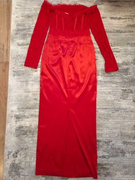 Rochie ocazie, nunta rosie