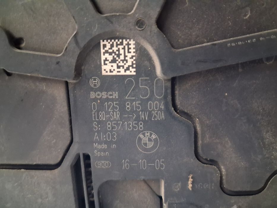 Динамо/Алтернатор BMW G-серия 2017г. 250А