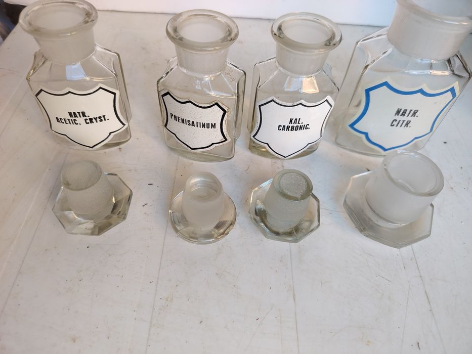 Sticle farmacie albe