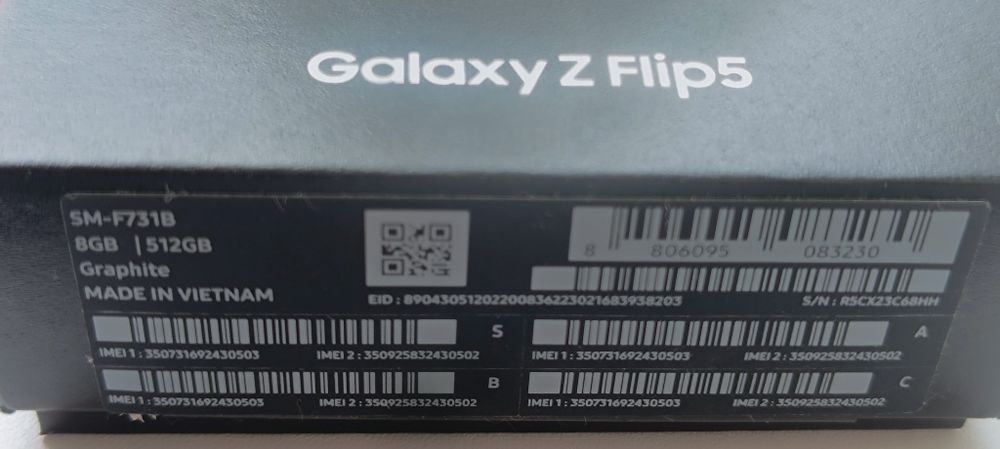 Смартфон Samsung Galaxy z flip 5.