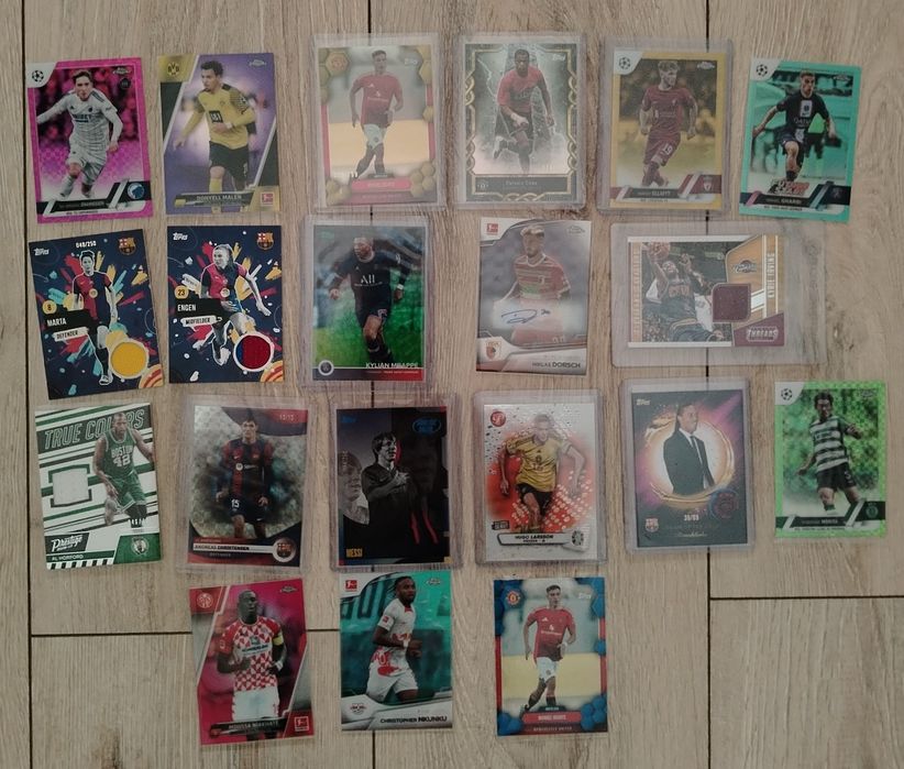 Номерирани, автограф и с парче от екип карти