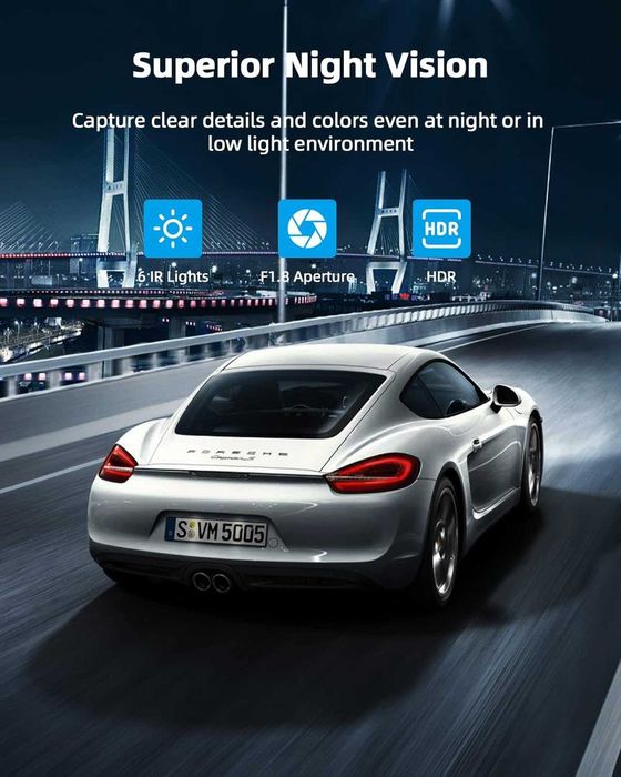 Видео регистратор - Dash Cam Kussla с 2GB SD карта подарък